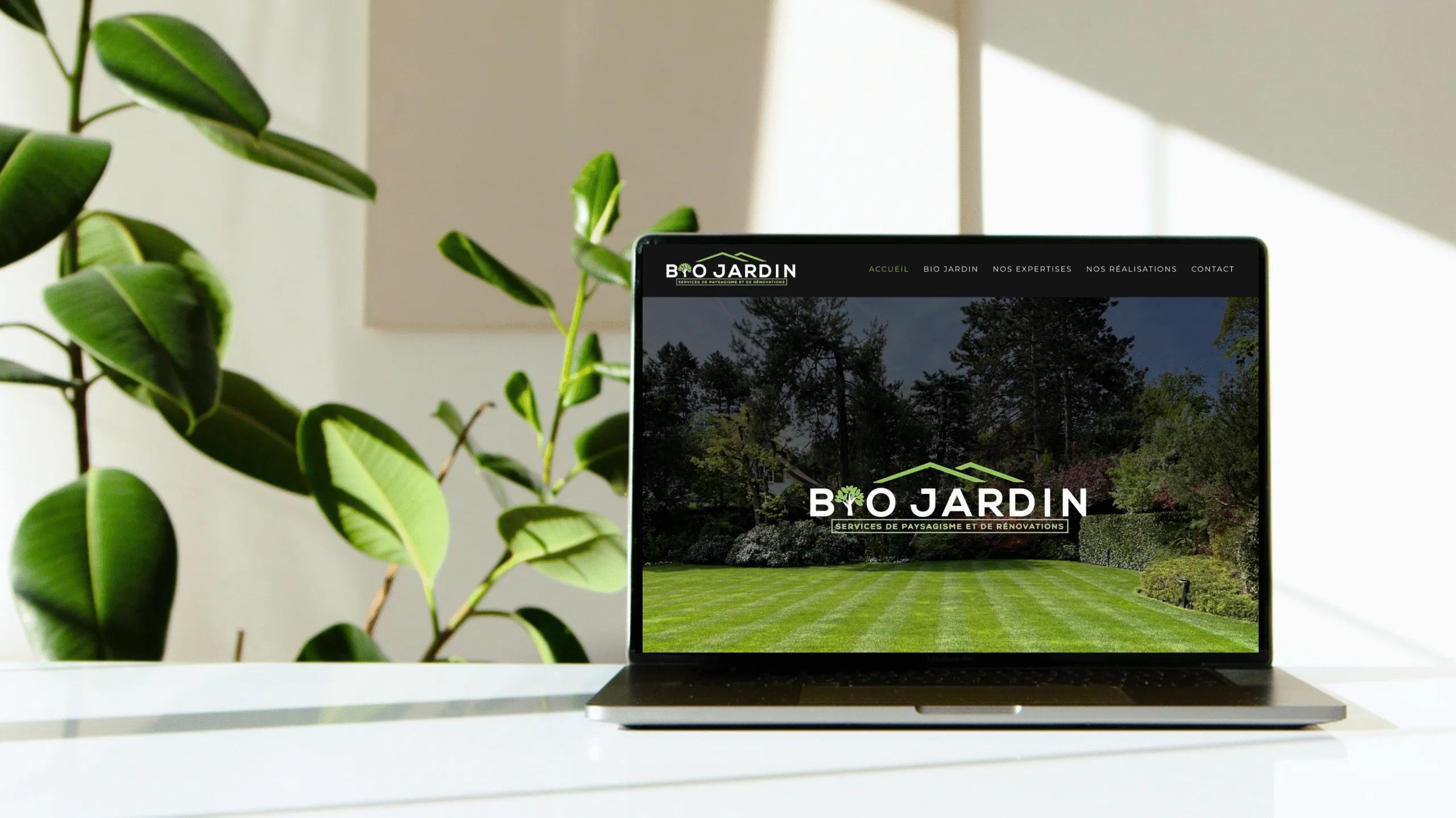 Site web BIO JARDIN Cartigny Genève Aperçu du site web de BIO JARDIN Cartigny Genève